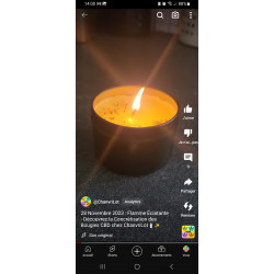 Bougie CBD en vente maintenant! 🕯️✨ #BougieCBD #ChanvriLot